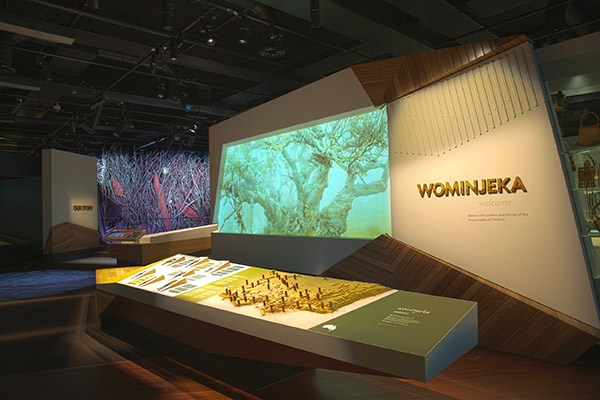 Entrance to an exhibition